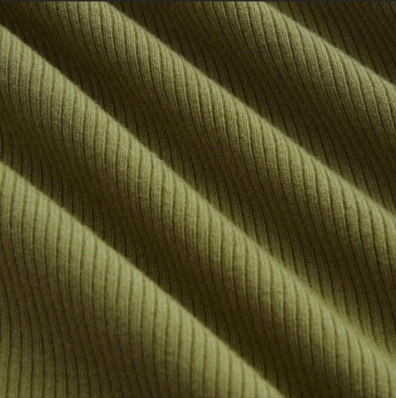 Rib scoop neck long sleeve tee - Picture 3 of 6